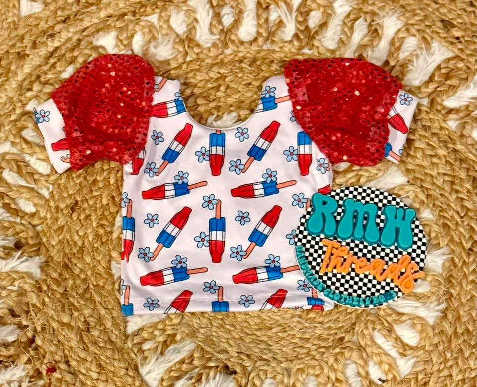 FOJ Brielle puff top 12-18